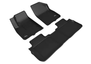 3D MAXpider Floor Mats Chevy Blazer (2019-2022) All-Weather Kagu Series - Front / Second / Third Row