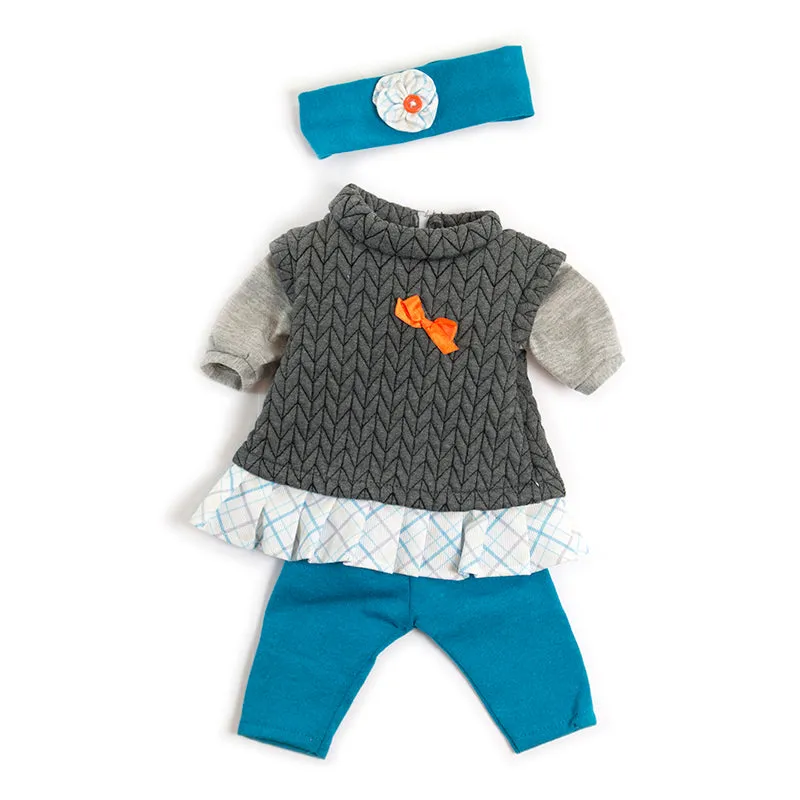 #55710 DOLL CLOTHES GRL FALL/SPRING OUTFIT