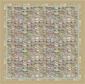 Armine Paris Women Silk Scarf No 36