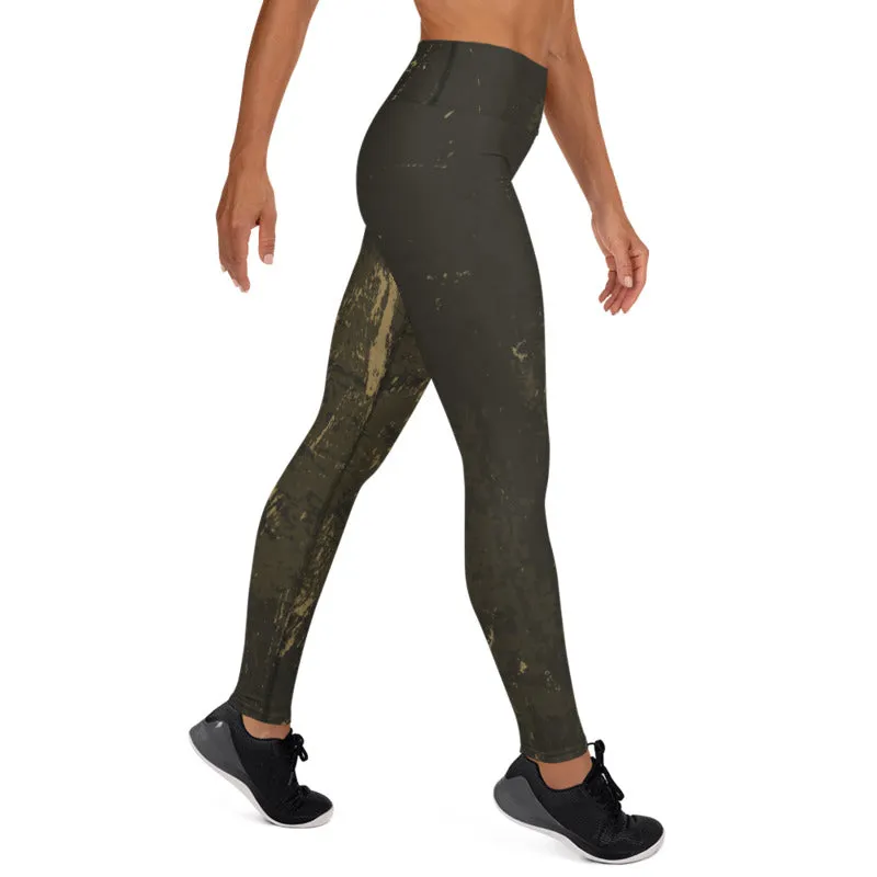 Aum High Waist Womens Yoga Leggings