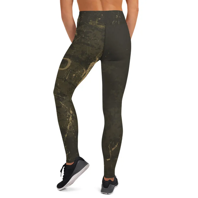 Aum High Waist Womens Yoga Leggings