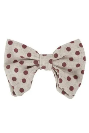 Avant Garde Bowtie - Burgundy Polka Dot