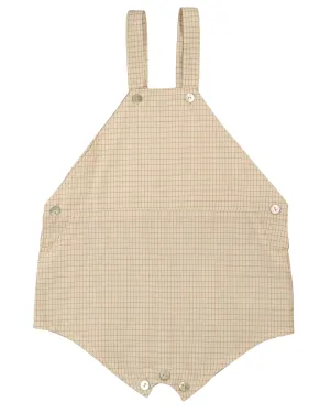 Belati NOUGAT CHECK BABY OVERALL