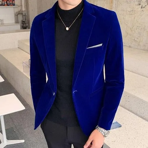 Blazer Masculino Tecido Aveludado