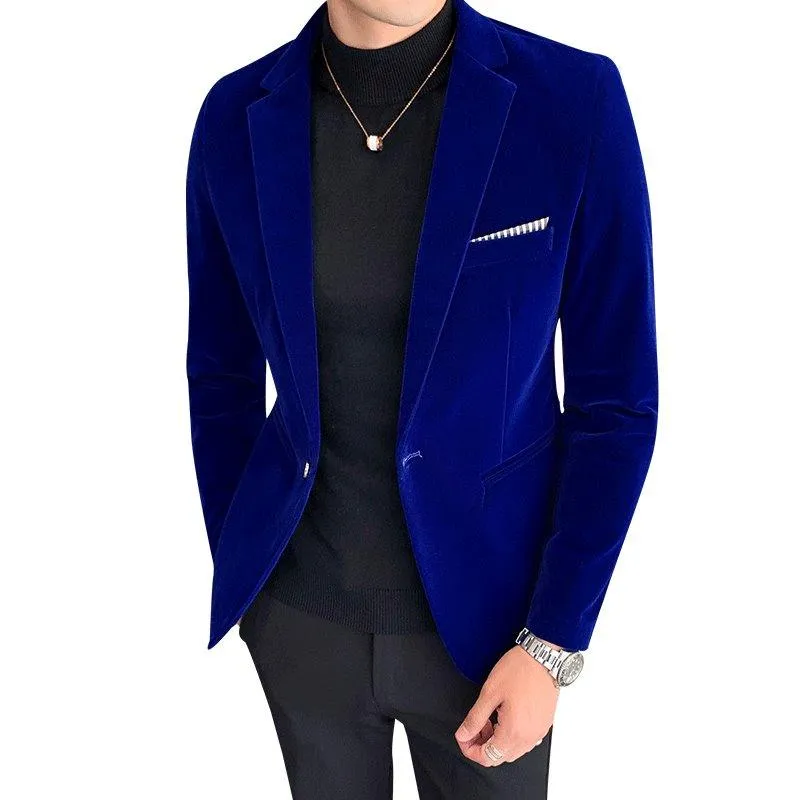 Blazer Masculino Tecido Aveludado