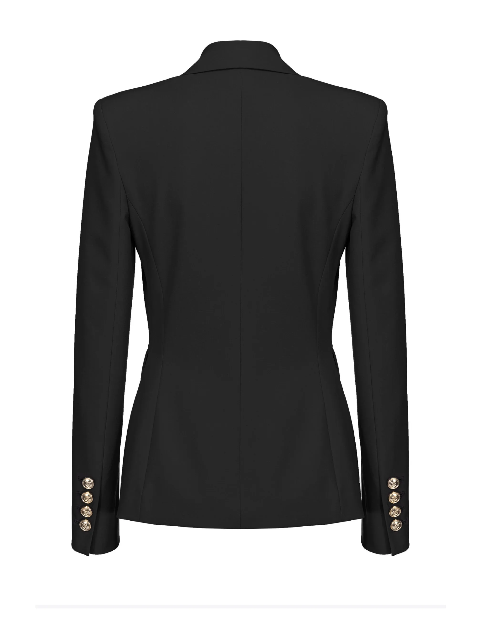 Blazer Monopetto Aderente Nero