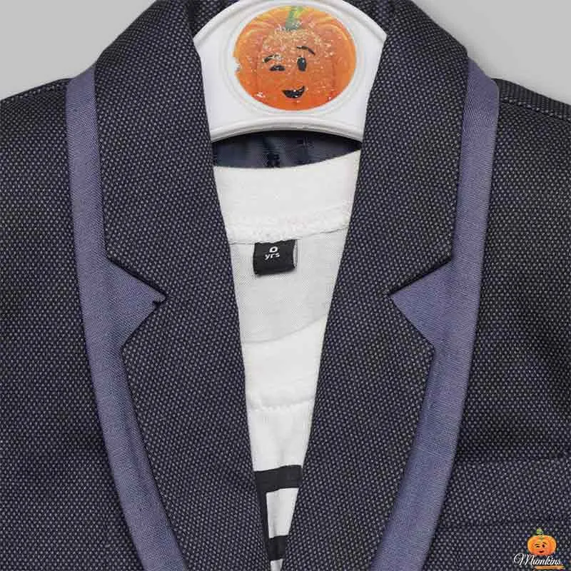 Blue & Green Blazer for Baby Boys