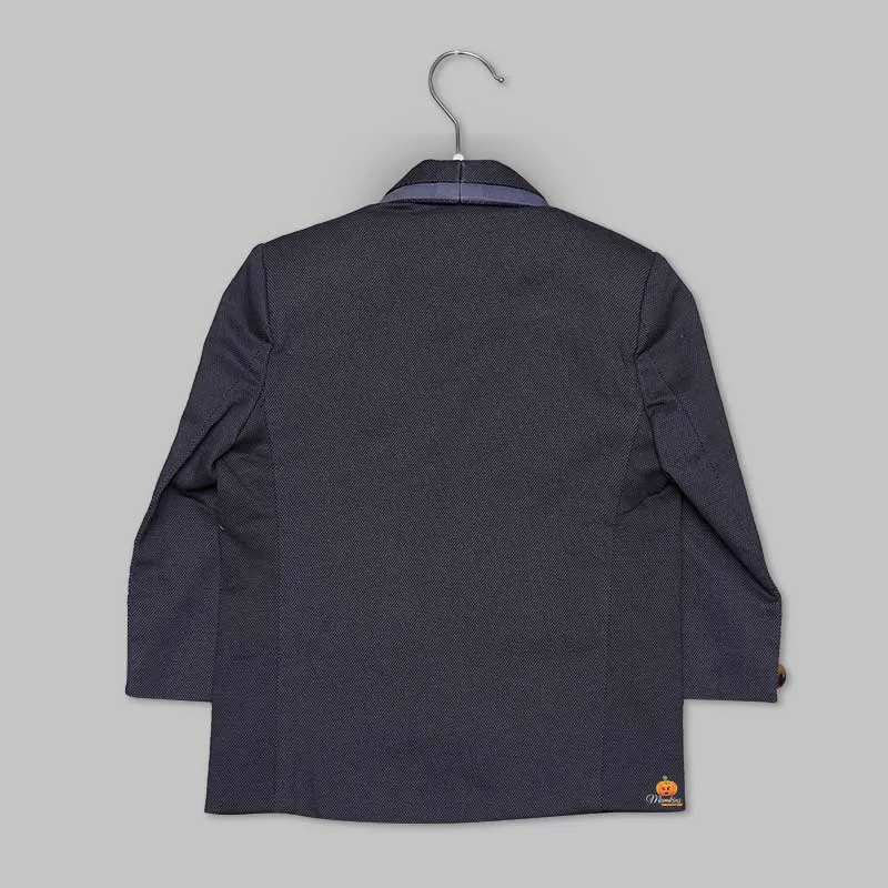 Blue & Green Blazer for Baby Boys