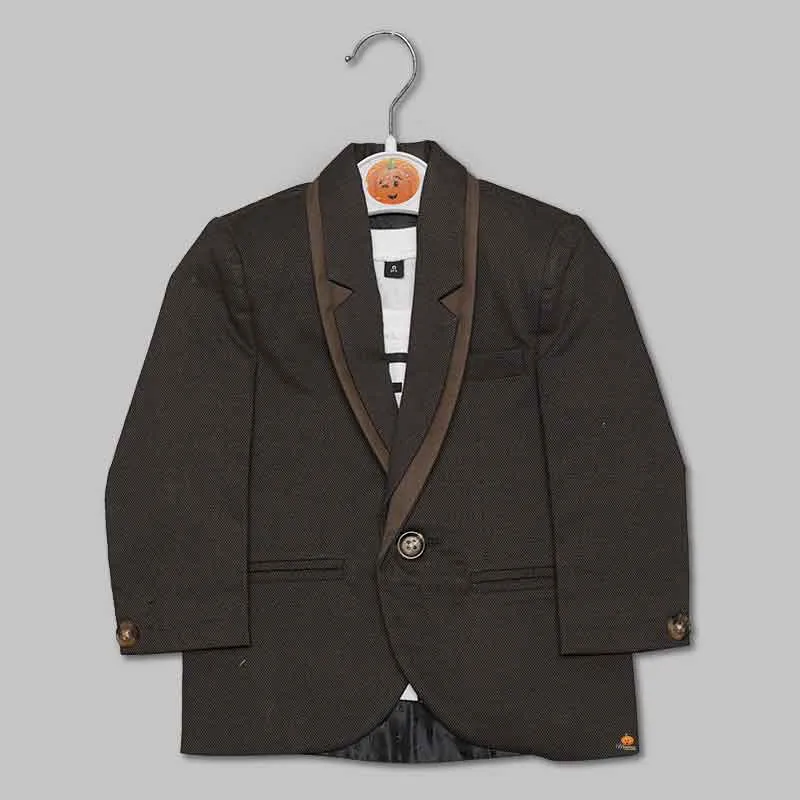 Blue & Green Blazer for Baby Boys