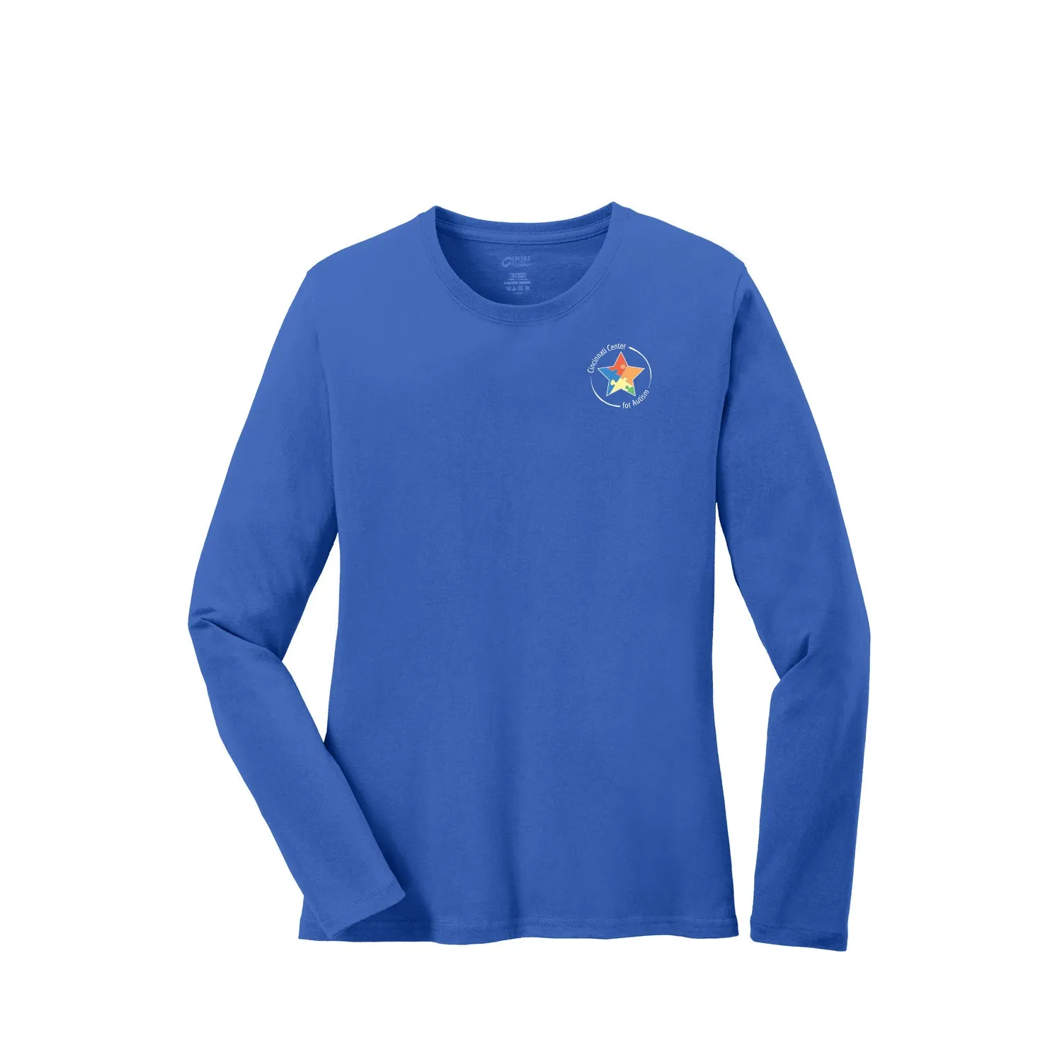 Cincinnati Center for Autism - Ladies Core Cotton LS Tee