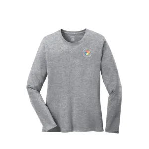 Cincinnati Center for Autism - Ladies Core Cotton LS Tee