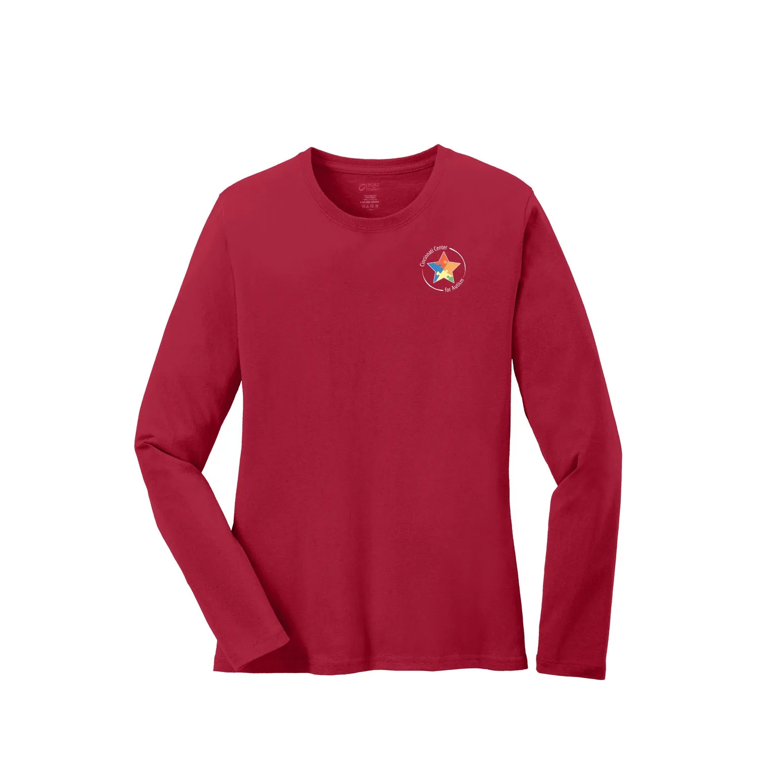 Cincinnati Center for Autism - Ladies Core Cotton LS Tee