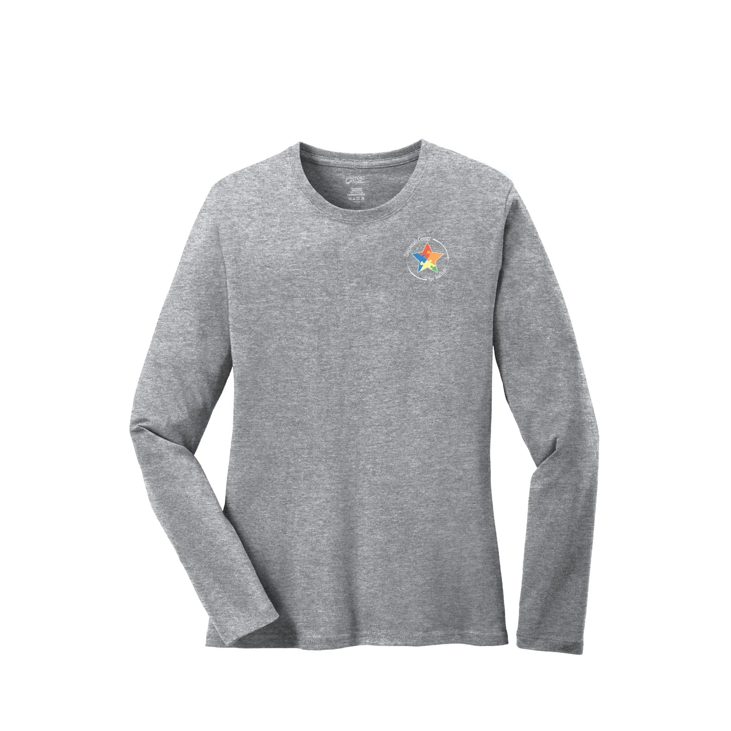 Cincinnati Center for Autism - Ladies Core Cotton LS Tee