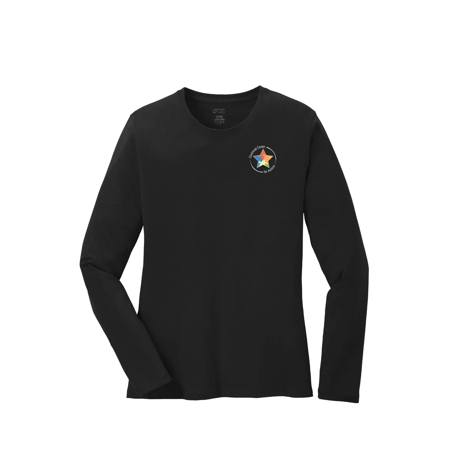 Cincinnati Center for Autism - Ladies Core Cotton LS Tee