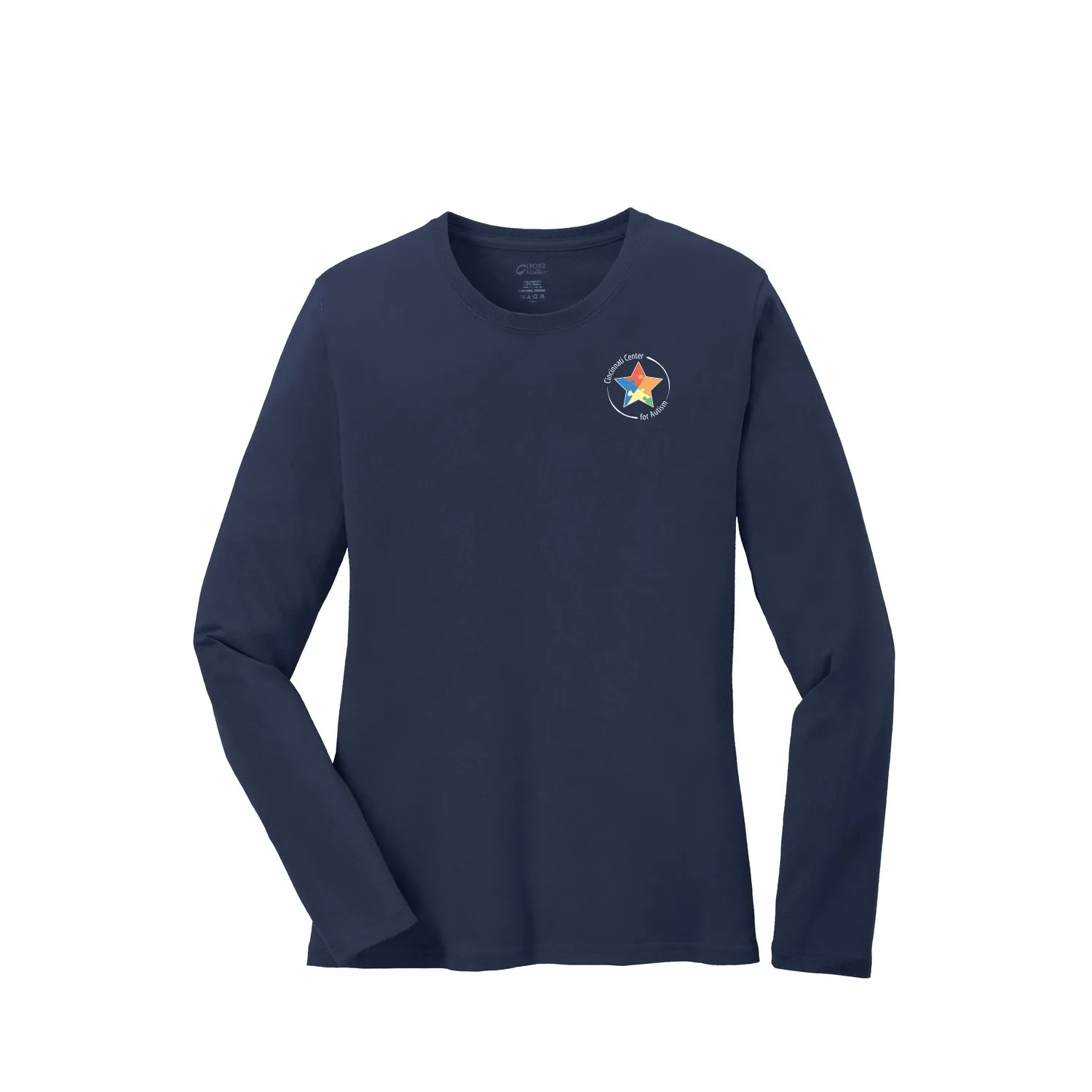 Cincinnati Center for Autism - Ladies Core Cotton LS Tee
