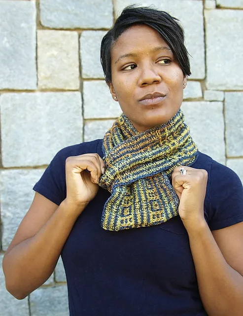 Code Breaker Cowl / Infinity Scarf Pattern by Barbara Benson