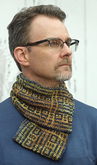 Code Breaker Cowl / Infinity Scarf Pattern by Barbara Benson