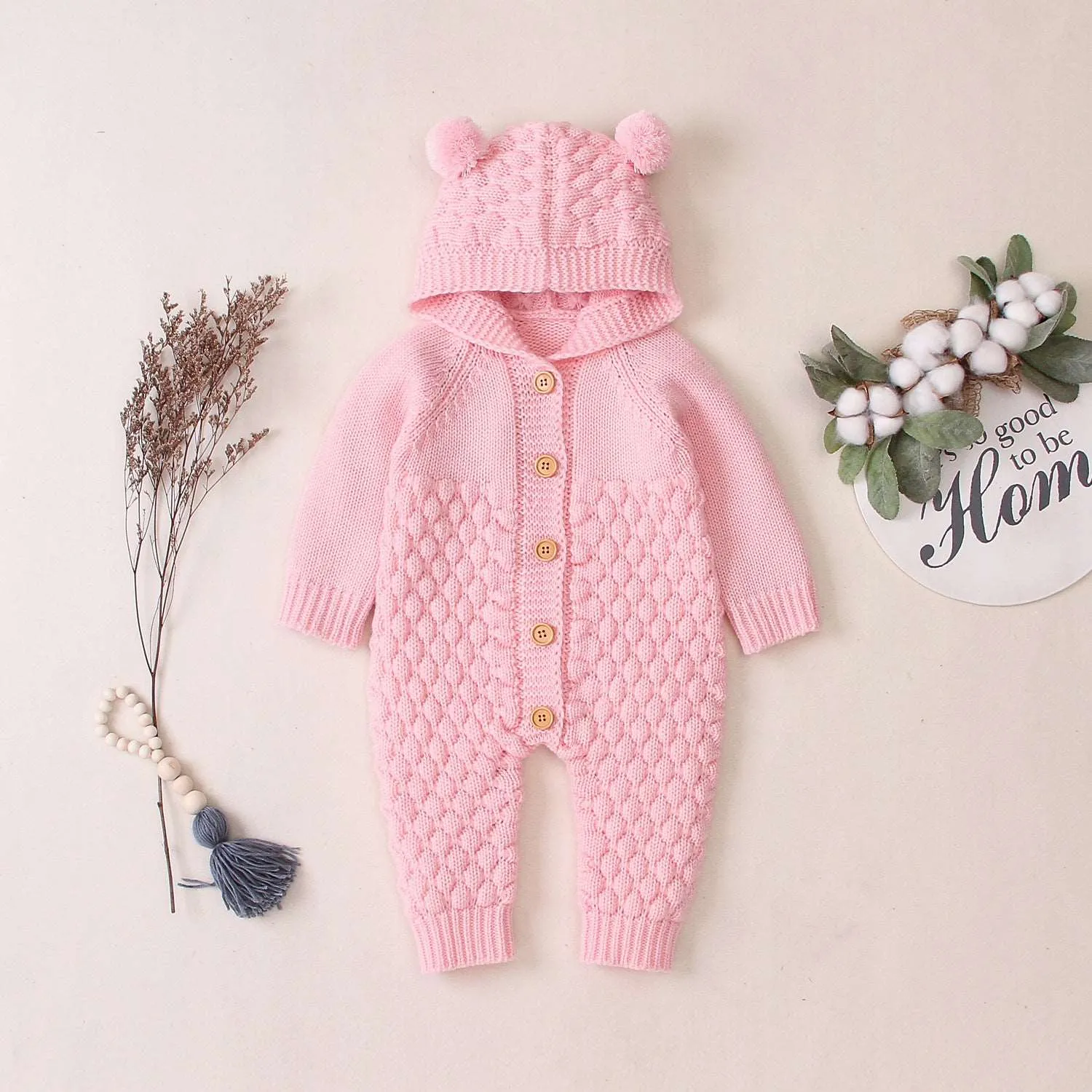 Cozy Baby Knit Jumpsuit