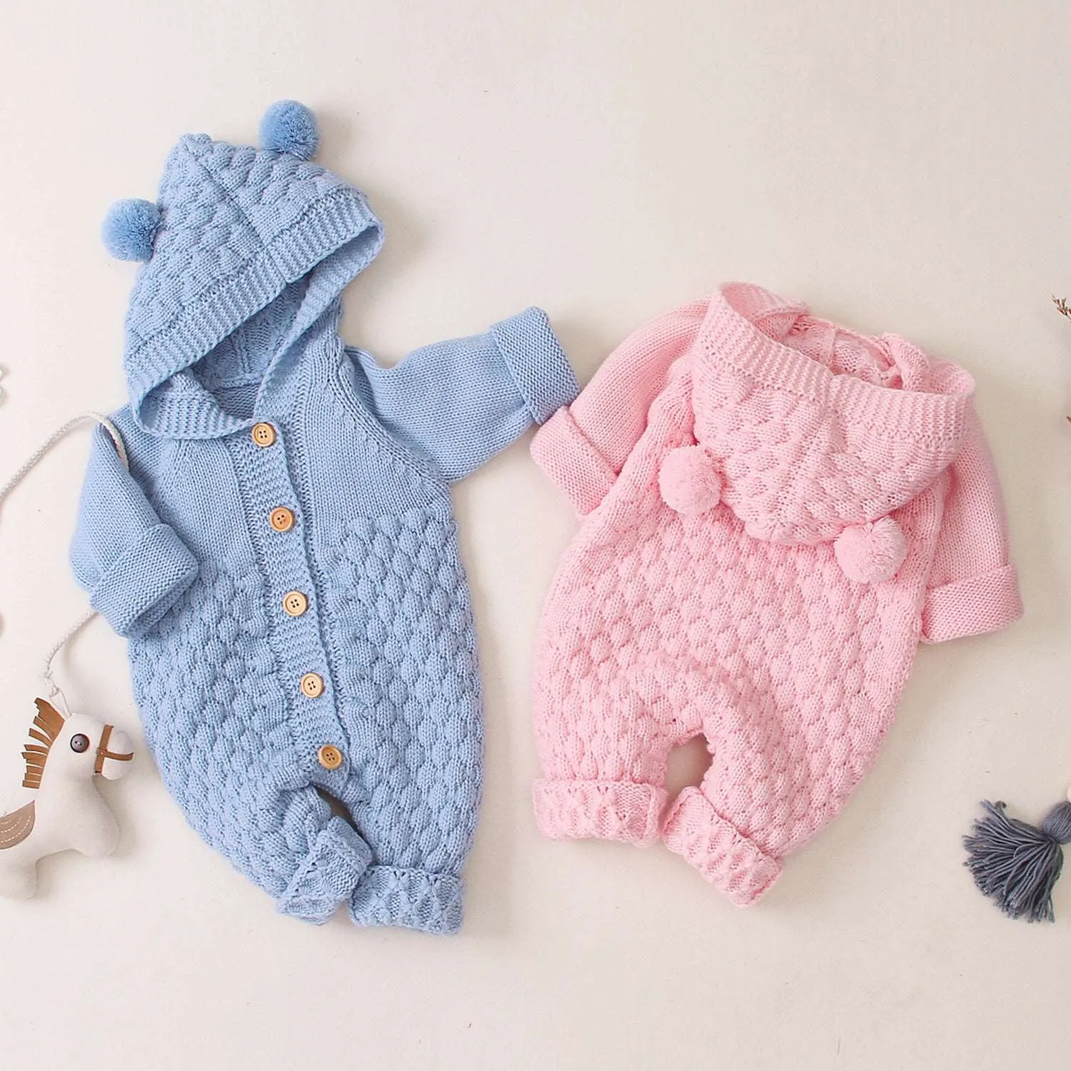 Cozy Baby Knit Jumpsuit