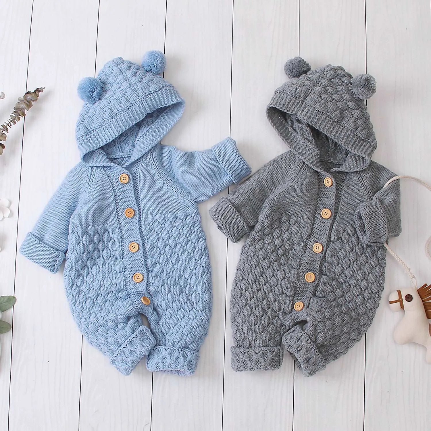 Cozy Baby Knit Jumpsuit
