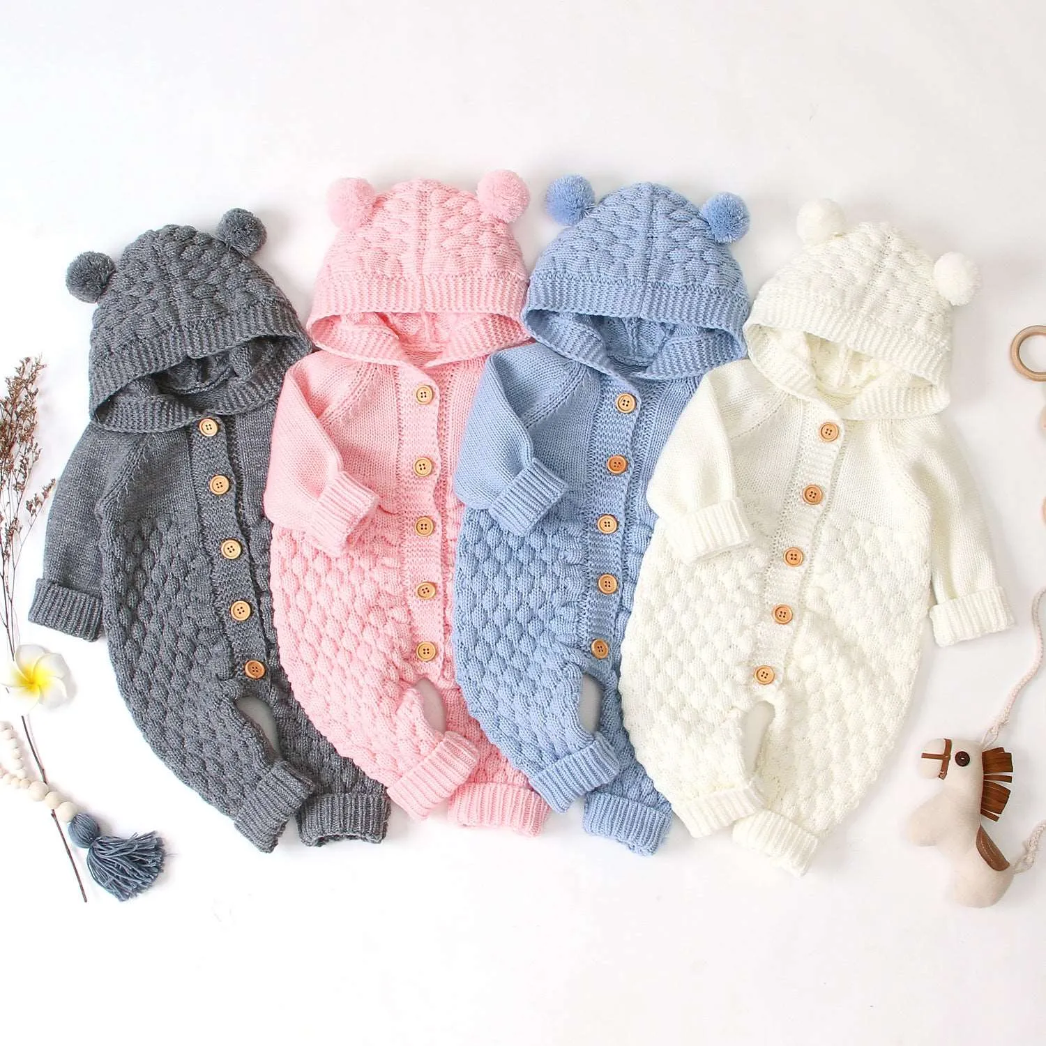Cozy Baby Knit Jumpsuit