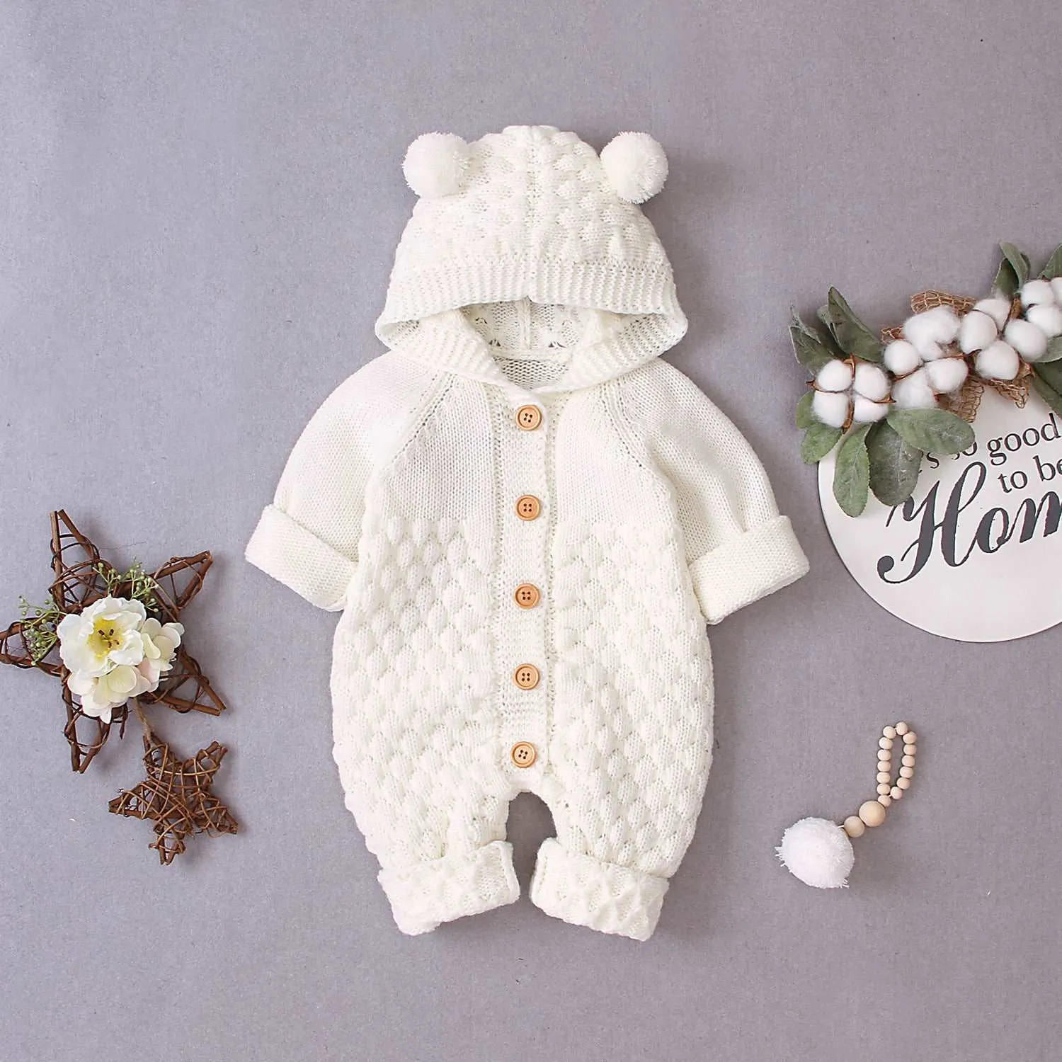Cozy Baby Knit Jumpsuit