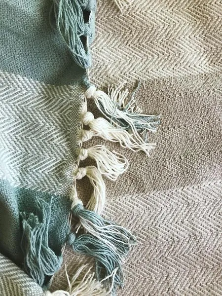 Cozy Organic Patterned Throw