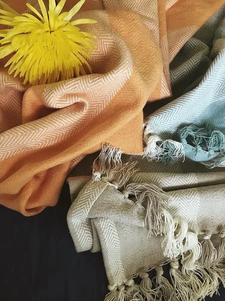 Cozy Organic Patterned Throw