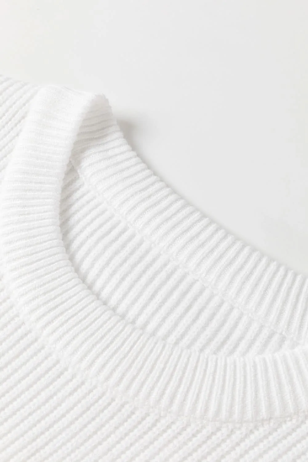 Cozy white pumpkin sweater