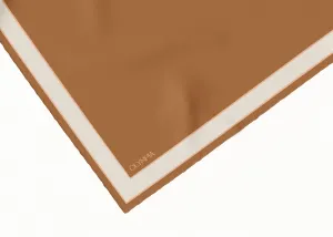 Delphine Iced Gingerbread Silk Scarf - 89x89cm