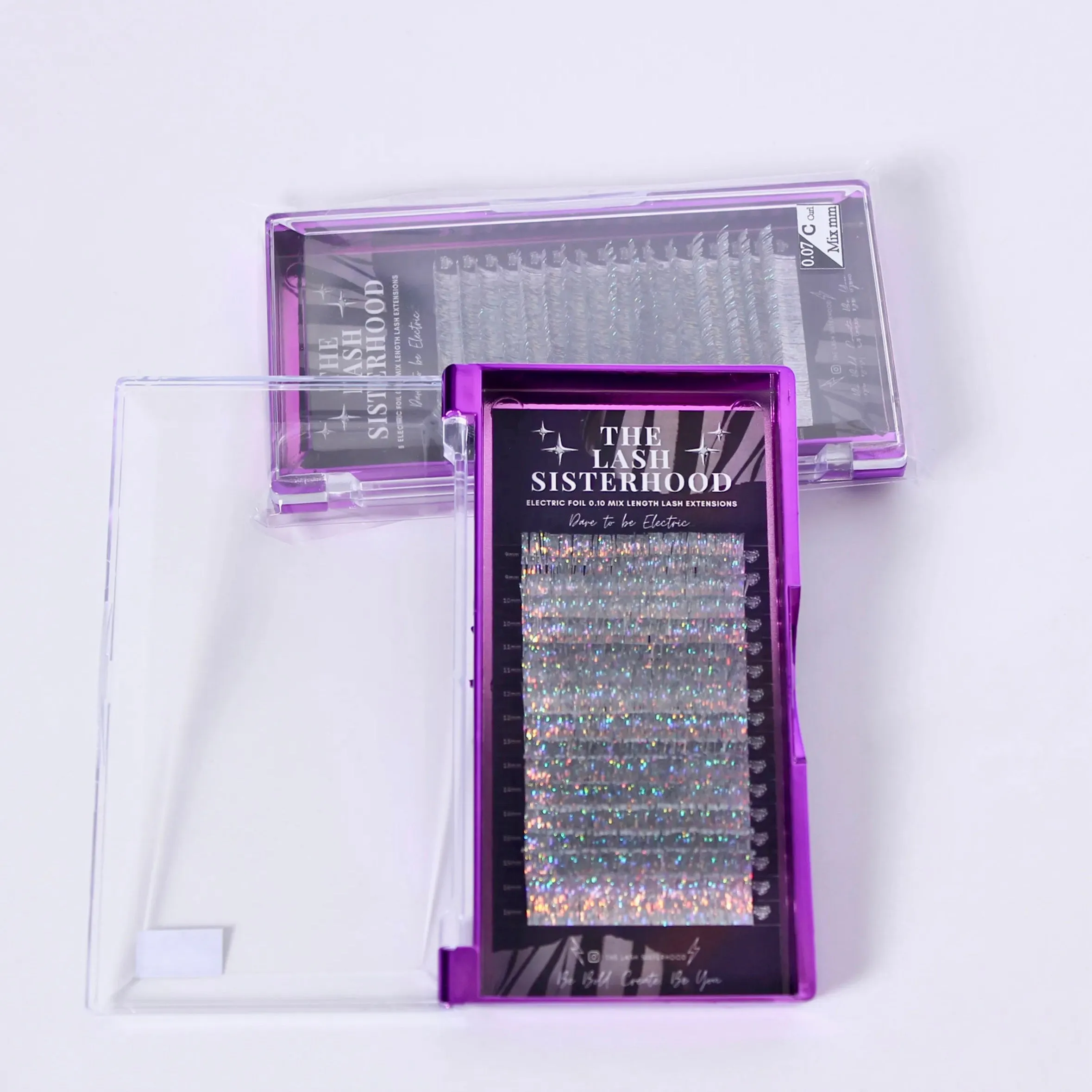 Electric Tinsel Foil 0.10 Lash Extensions