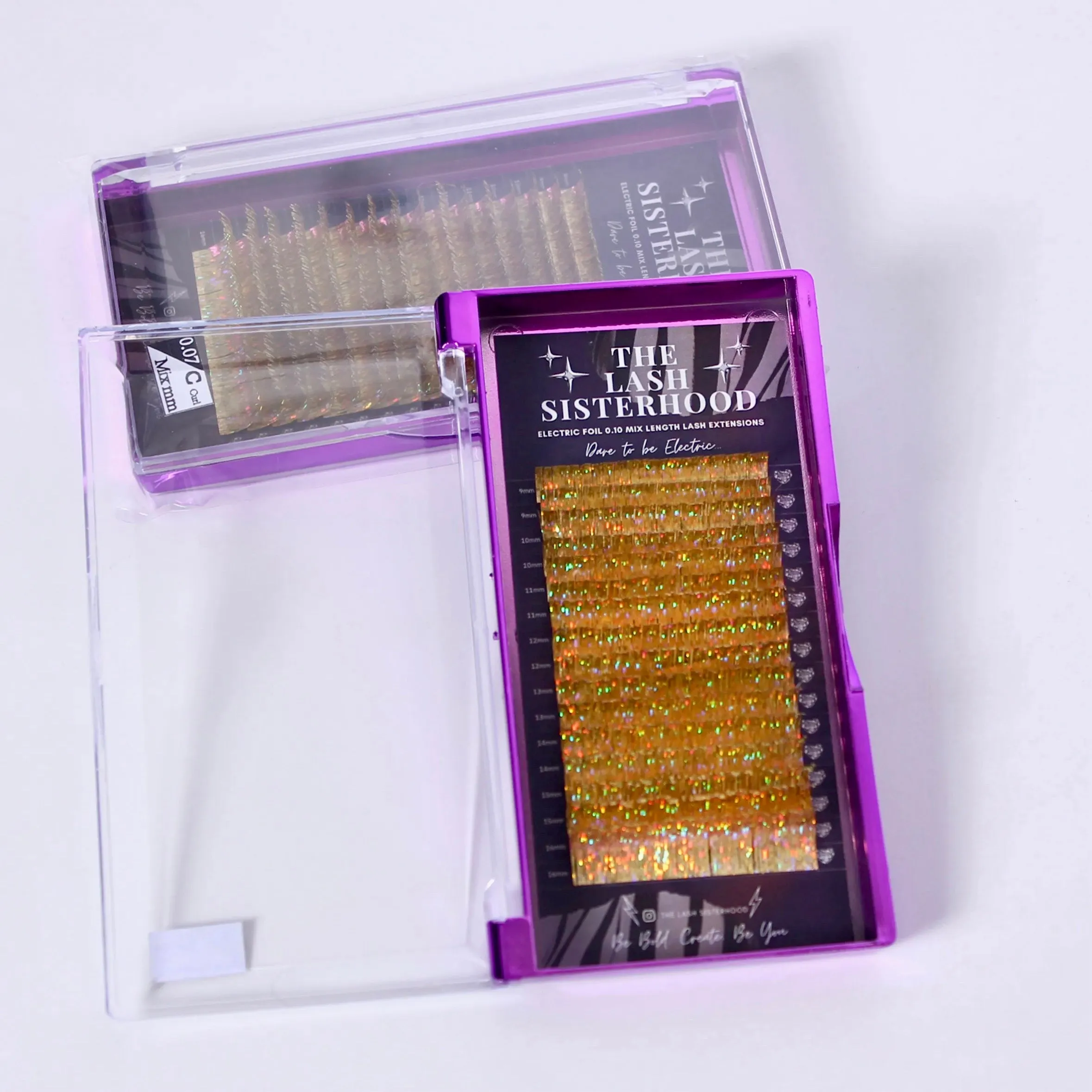 Electric Tinsel Foil 0.10 Lash Extensions