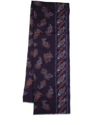 Etro   Cashmere &amp; silk scarf 