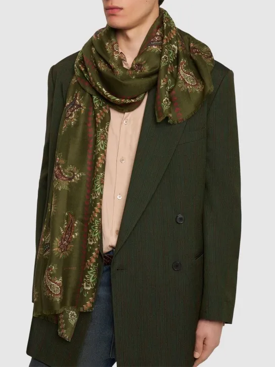 Etro   Cashmere &amp; silk scarf 
