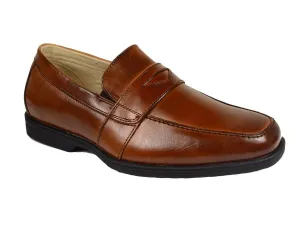 Florsheim 20158 Leather Boy's Dress Shoes - Penny Loafer - Cogn, Leather Lining