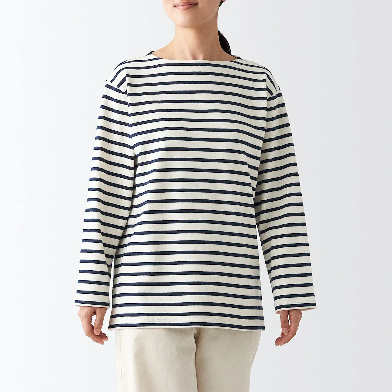 Heavyweight Boatneck Long Sleeve T-Shirt