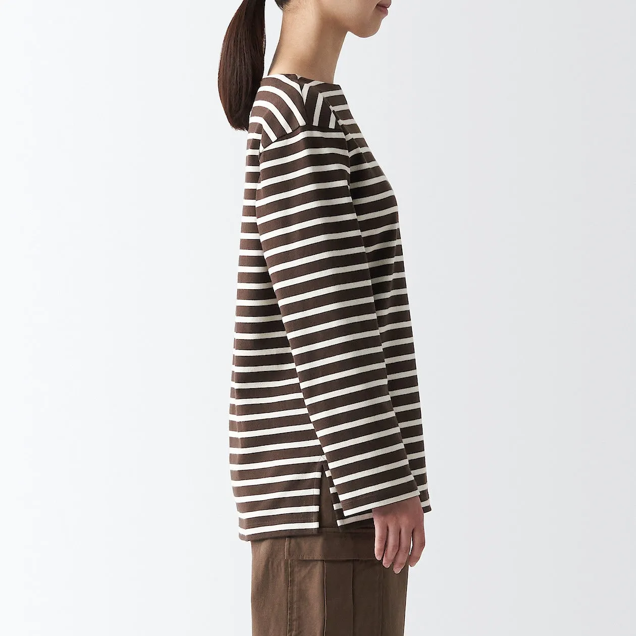 Heavyweight Boatneck Long Sleeve T-Shirt