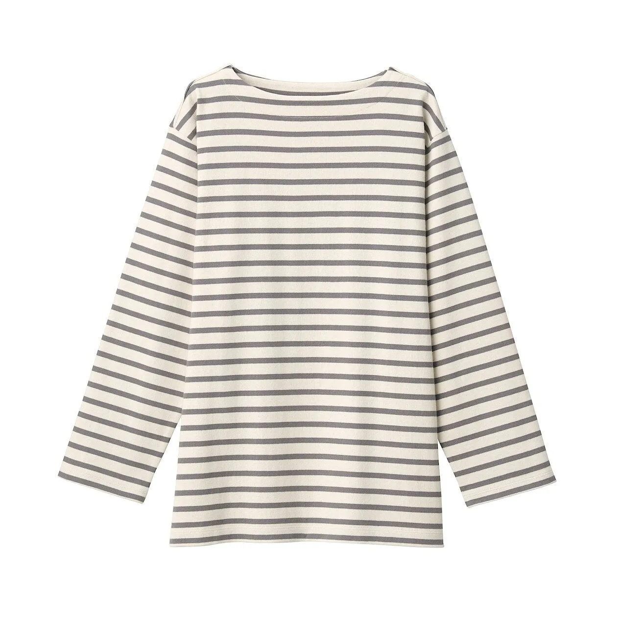 Heavyweight Boatneck Long Sleeve T-Shirt