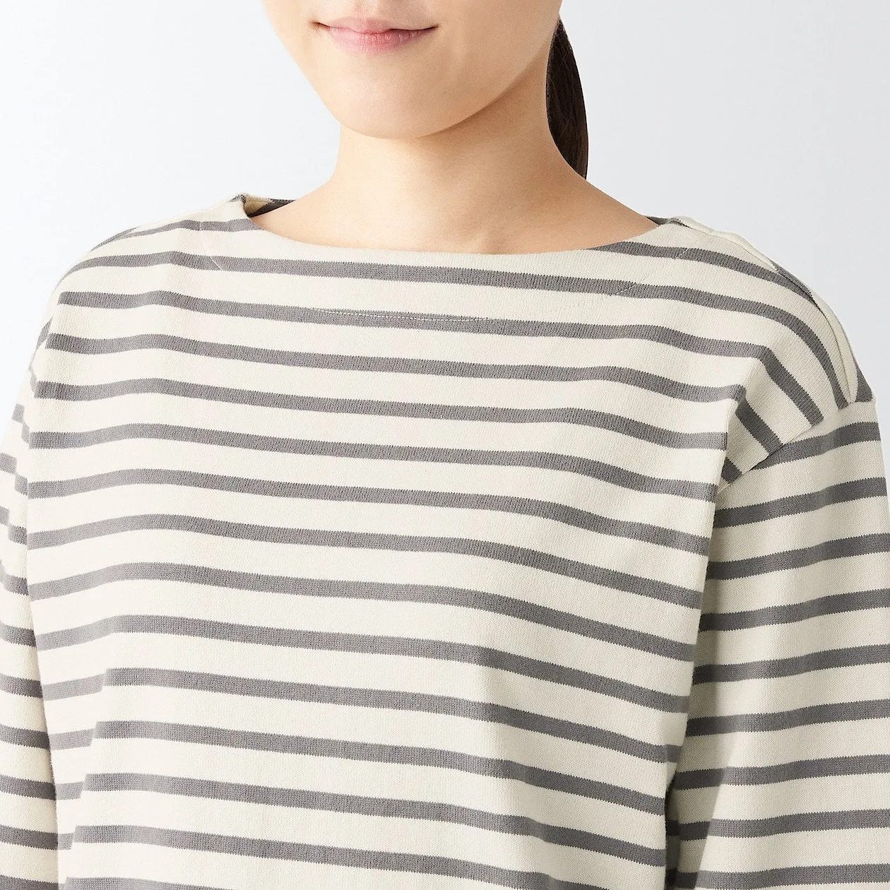 Heavyweight Boatneck Long Sleeve T-Shirt