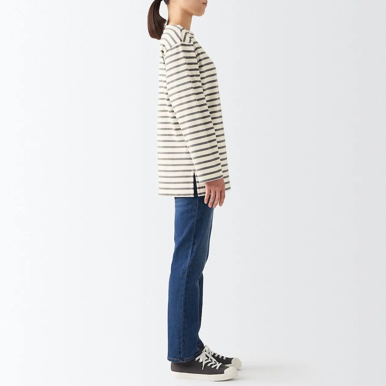 Heavyweight Boatneck Long Sleeve T-Shirt