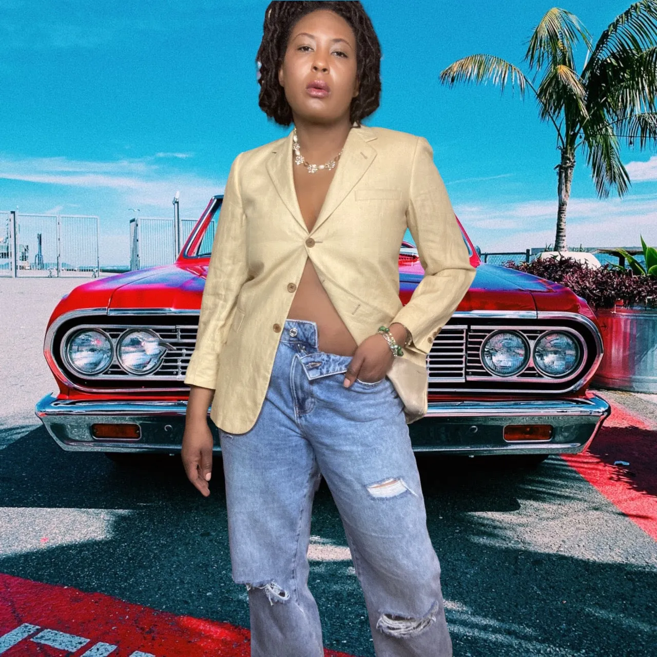 Hickey Freeman Boys Linen Blazer