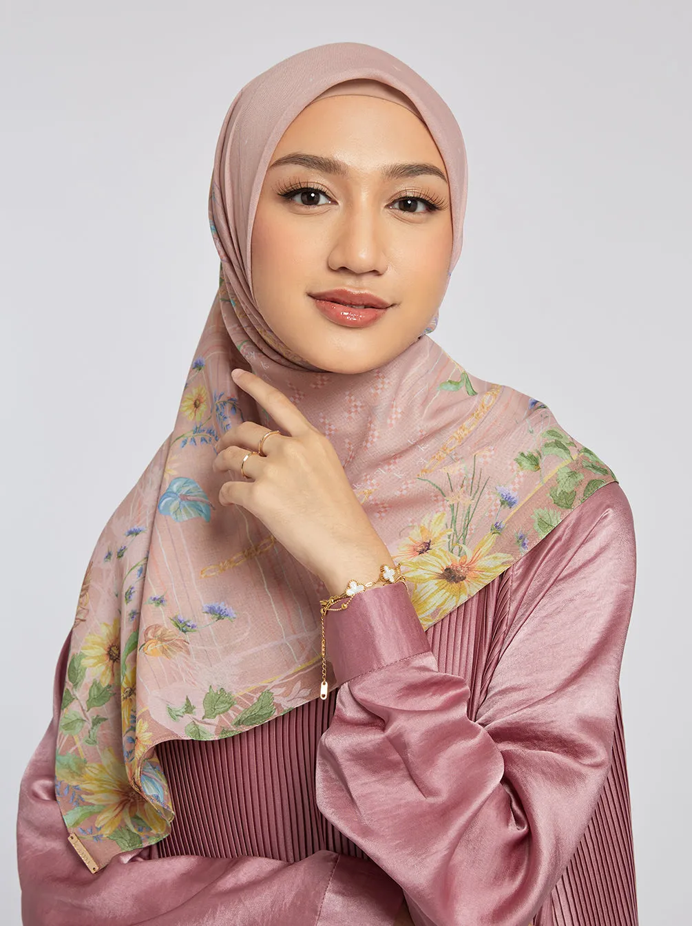 IMMAR SIGNATURE SCARF SALMON