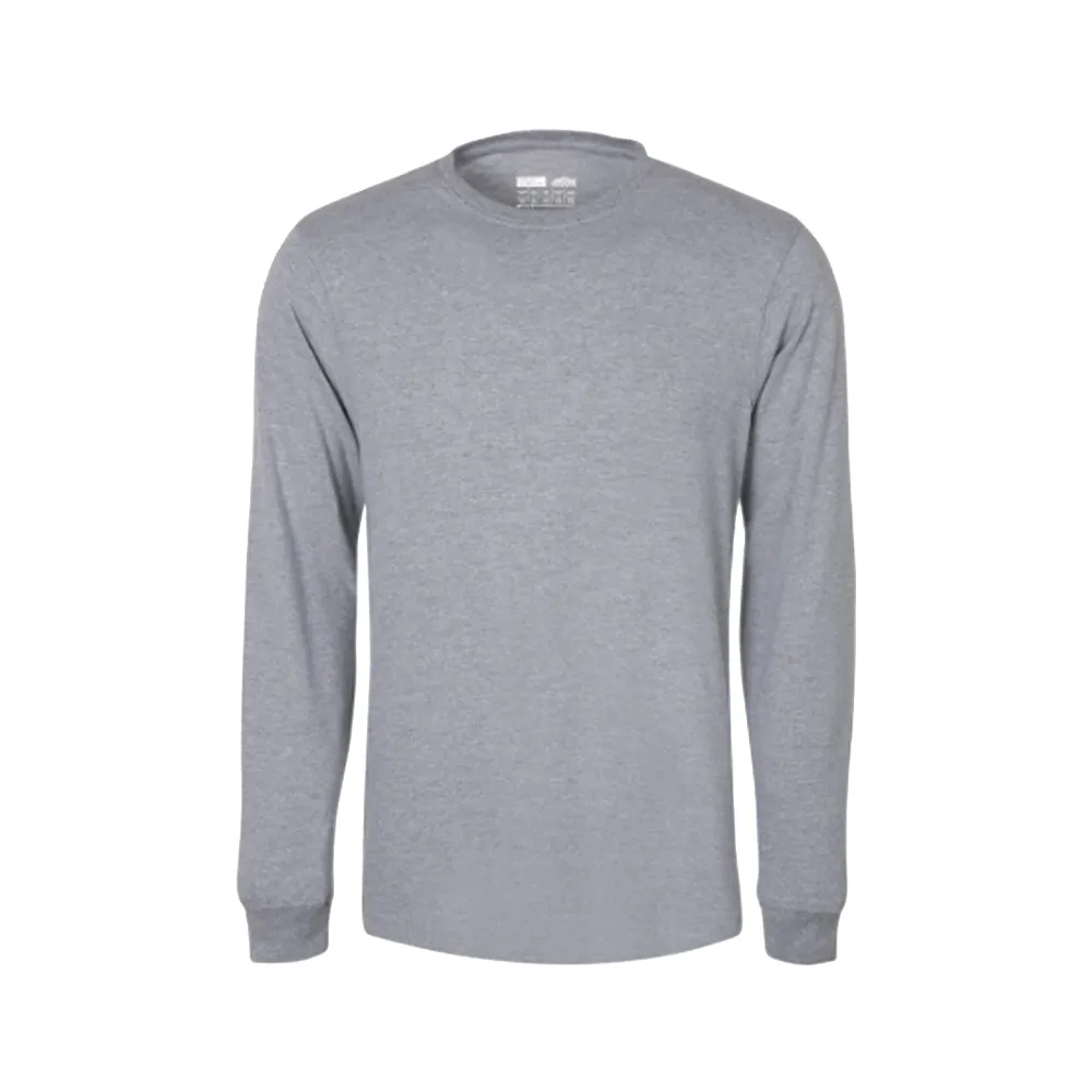 JONSSON LONG SLEEVE TEE SHIRT GREY MELANGE SIZE - 2XL