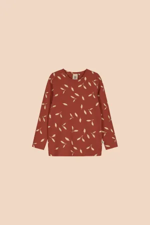 Kids' Kaiko Long Sleeve Shirt Mahogany