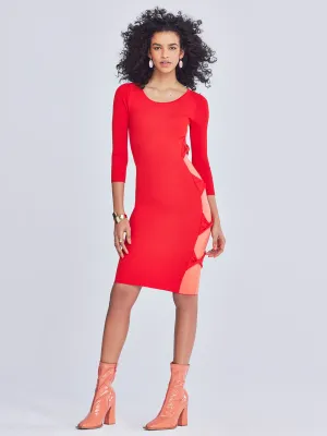 Knotted Sweater Dress