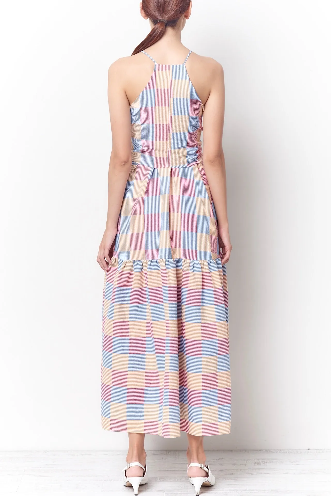 MATILDA Sun Dress - Plaid