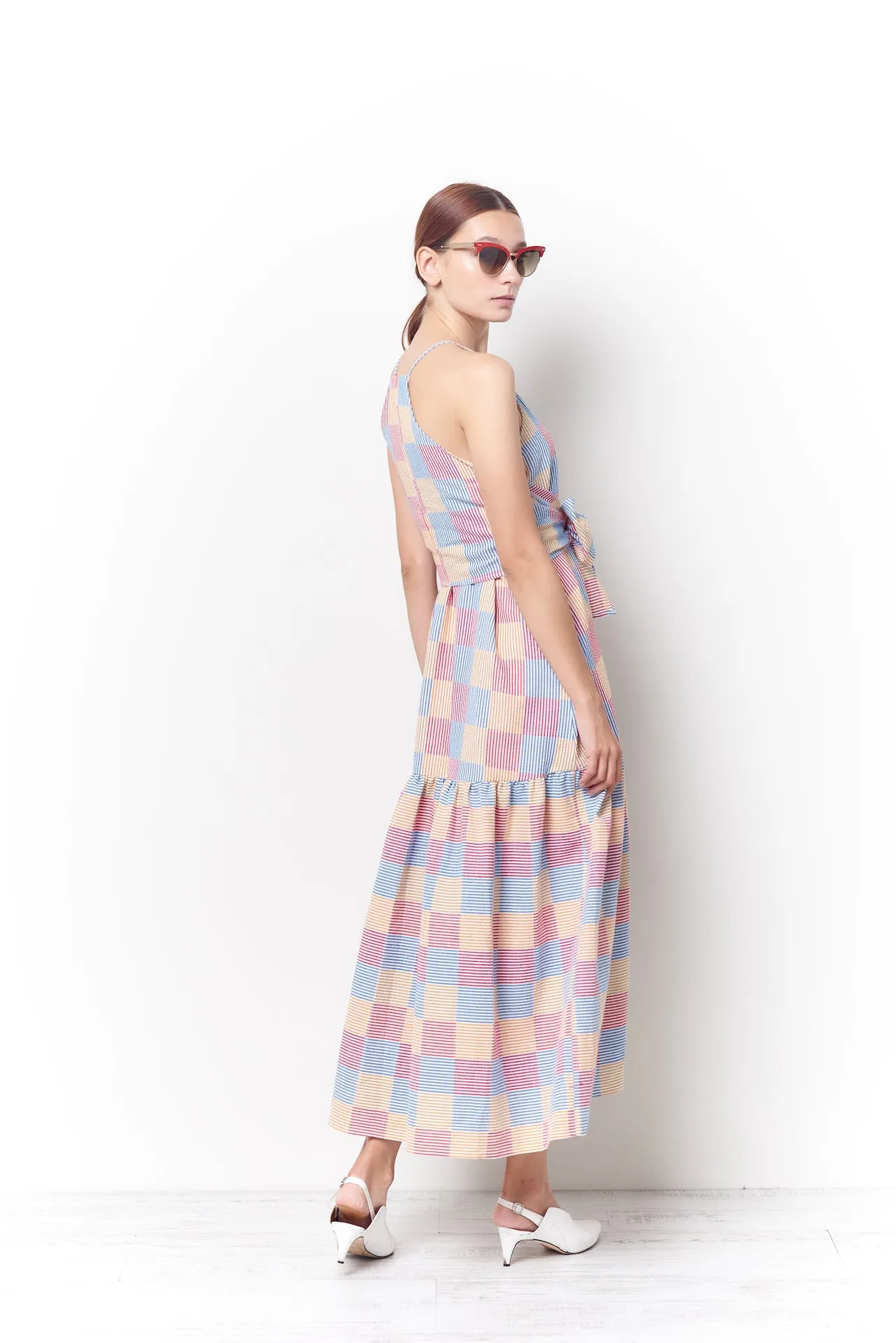 MATILDA Sun Dress - Plaid