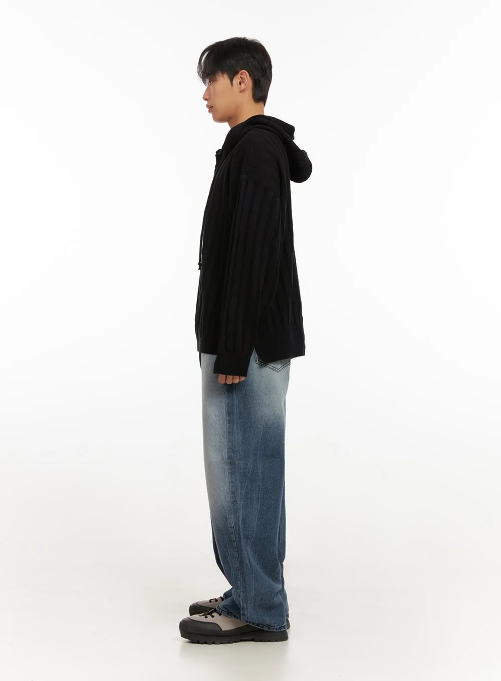 Men's Cozy Hooded Sweater ID406