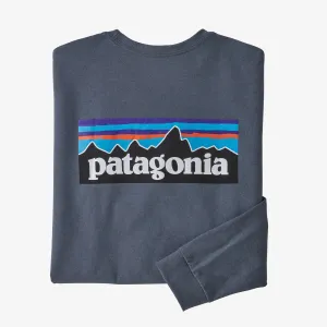 Men's Long-Sleeved P-6 Logo Responsibili-Tee® in Grey