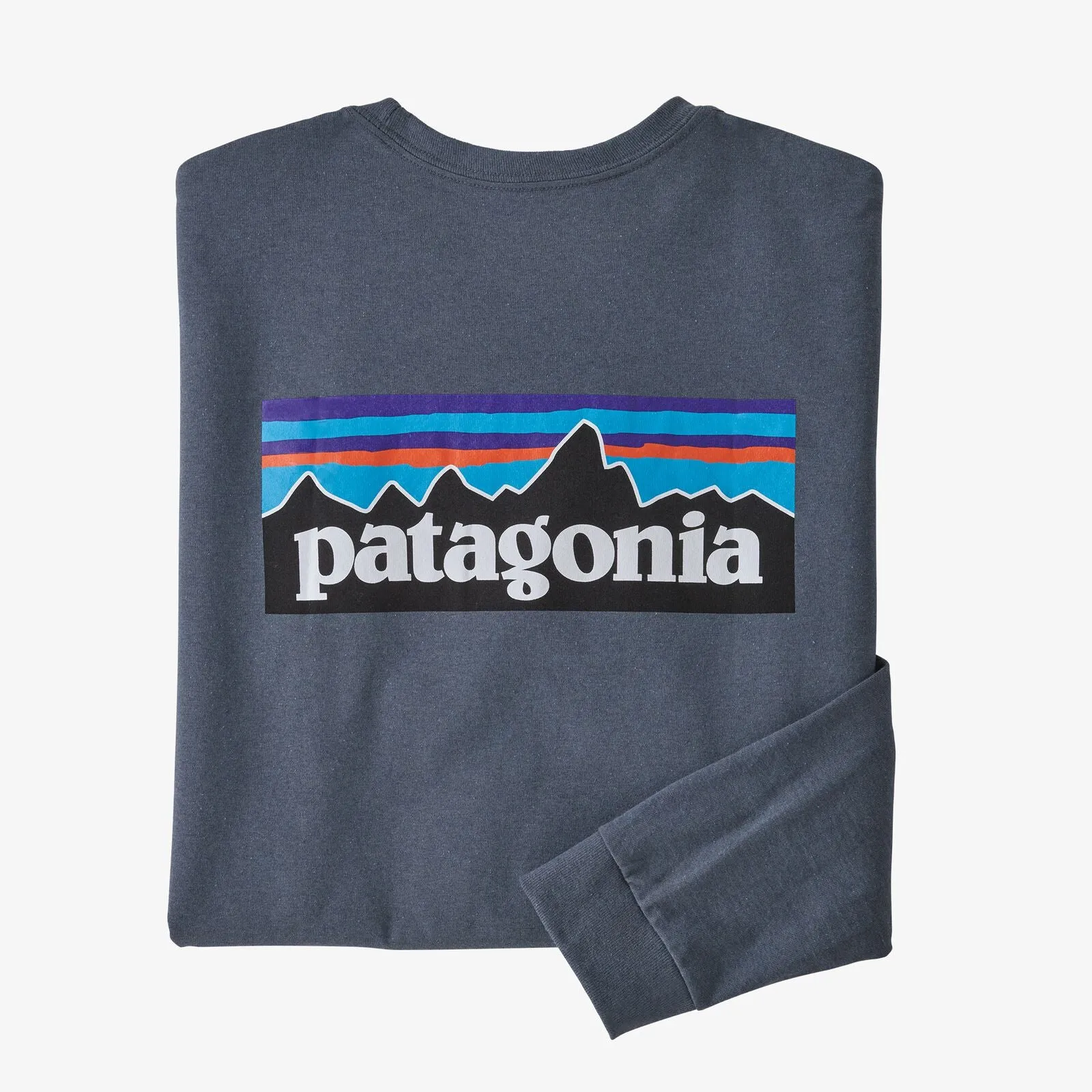 Men's Long-Sleeved P-6 Logo Responsibili-Tee® in Grey